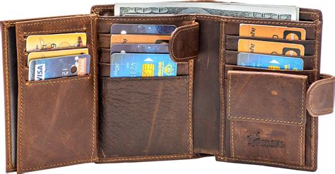 cash system wallet with rfid|man leather wallet with chain.